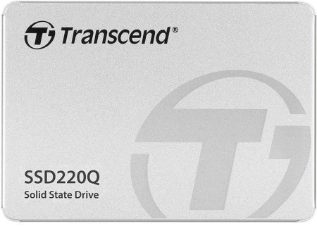 Transcend 2.5" 1TB SSD, QLC, sequential read 550 MB/s, Write up to 500 MB/s ( TS1TSSD220Q )