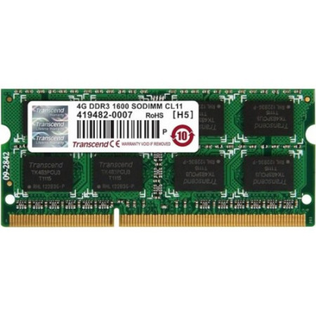 Transcend DDR3 4GB SO-DIMM 1600MHz, memorija ( JM1600KSN-4G )