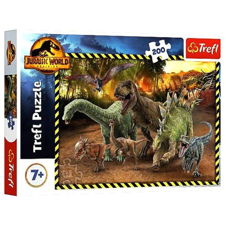Tref line puzzle 200 dinosa 13287 ( T32878 )
