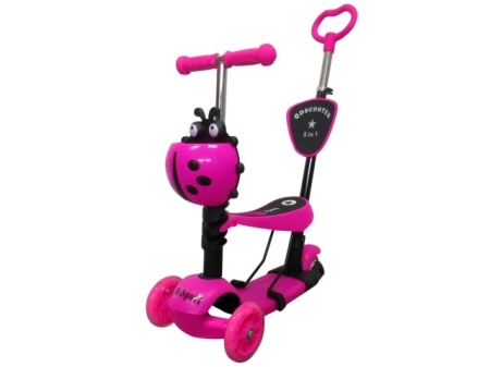 Trotinet Bubamara 5 u 1 Roze