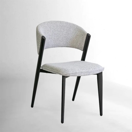 Trpezarijska stolica B2666 Milano Bez/Crne metalne noge 500x590x870 mm ( 775-460 )