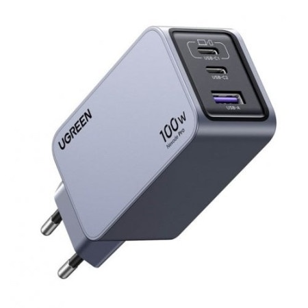 Ugreen Punjač Nexode Pro 100W 3-Port GaN Fast ( 25874 )