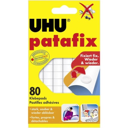 Uhu patafix beli 80 jastucica ( 79709 )