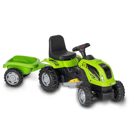 Uj toys traktor sa prikolicom MMX 6v zeleni ( 309697 )