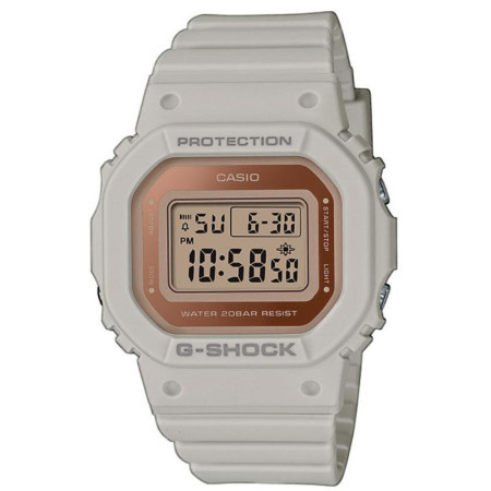 Unisex casio g shock beli digitalni sportski ručni sat sa belim silikonskim kaišem ( gmd-s5600-8er )