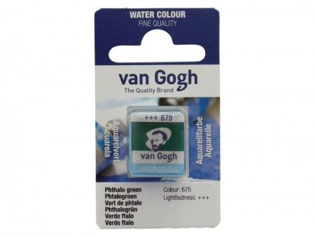 Van Gogh, akvarel boja u panu, phthalo green, 675, 13g ( 687675 )