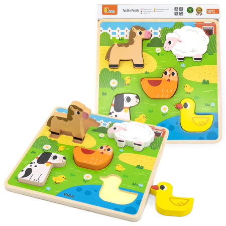 Viga taktilne puzzle farma ( 37166 )