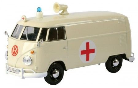 Volkswagen DelivaryVan Ambulance - metalni auto 1:24 ( 25/79565 ) - Img 1