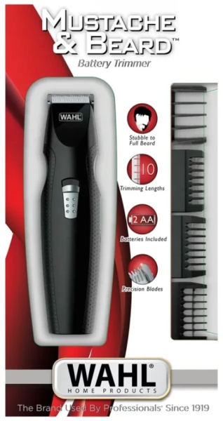 Wahl mustache &amp; beard battery trimmer-1