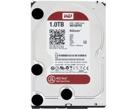 WD 1TB 3.5" SATA III 64MB IntelliPower WD10EFRX Red