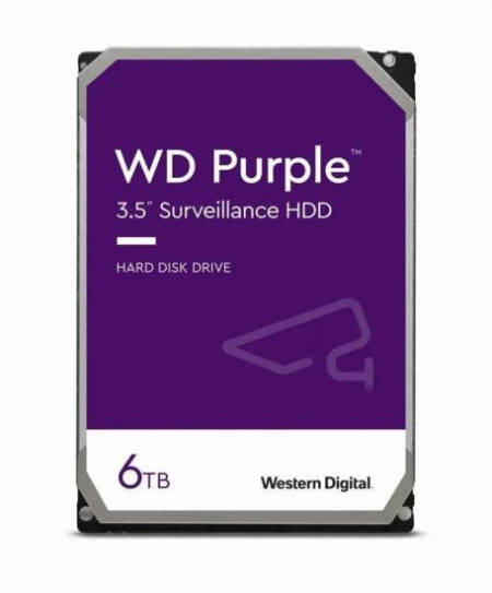 WD HDD purple 6TB (WD62PURX-64B2MY0) - Img 1
