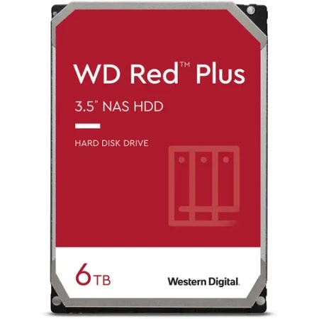 Western Digital Caviar 256 MB WD60EFPX Red Plus Hard disk 6TB SATA3