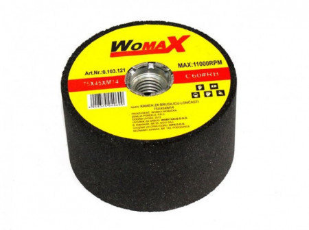 Womax kamen za brusilicu lončasti 75mm x 45mm M14 ( 0103121 ) - Img 1