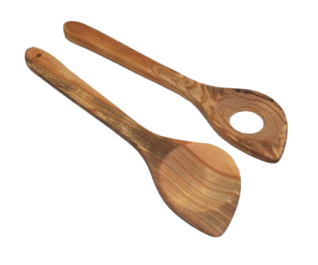 Wood holz kašika - varjača sa rupom ili puna dužine 30 cm ( A 33 ) maslina
