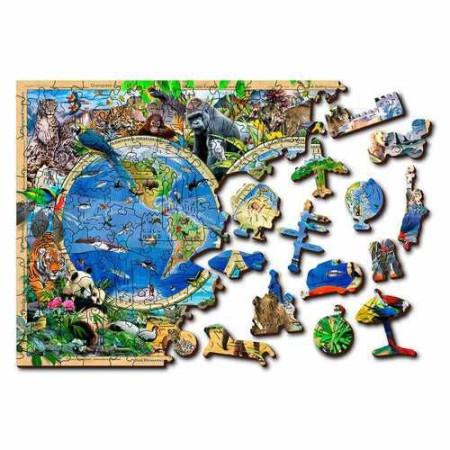 Wooden City drvene puzzle - životinjsko carstvo L ( 502270 )