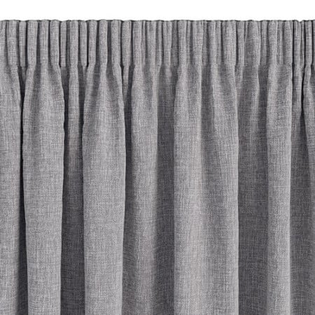 Zavesa Rusken 1x140x300 melanž svetlo siva ( 5080542 )