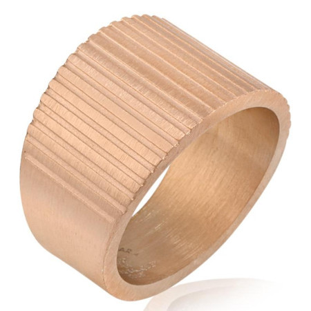 Ženski santa barbara polo roze zlatni prsten od hirurškog Čelika m ( sbj.3.7005.m.3 ) - Img 1