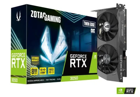Zotac Geforce RTX 3050 twin edge OC 8GB DDR6 128 bit 3xDPHDMI - Img 1