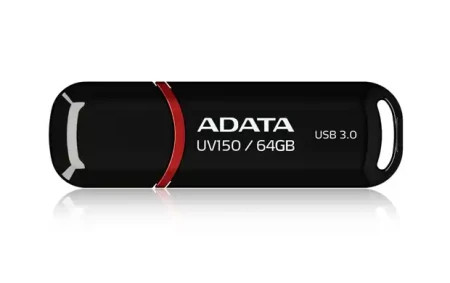 AData USB flash 64gb 3.0 AUV150-64G-RBK - Img 1