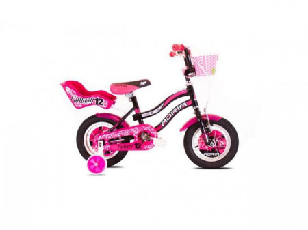 Adria BMX Fantasy bicikl 12&quot; Ht crno-pink ( 916120-12 ) - Img 1