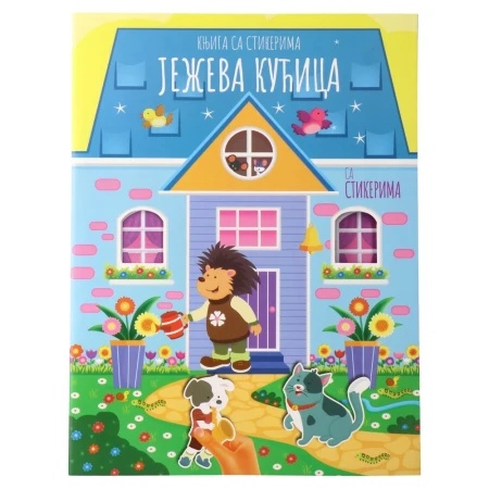 Agato sticky knjiga sa stikerima ježeva kućica ( 718204 )