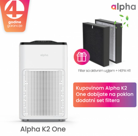 Alpha K2 One prečišćivač vazduha + poklon set filtera
