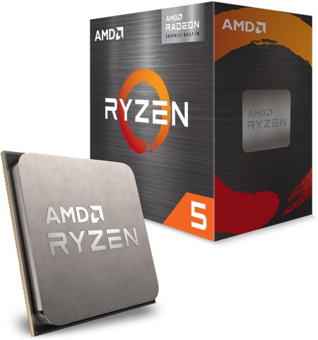 Amd 100-100001488box ryzen 5 5600gt 6 cores 3.6ghz (4.6ghz) cpu