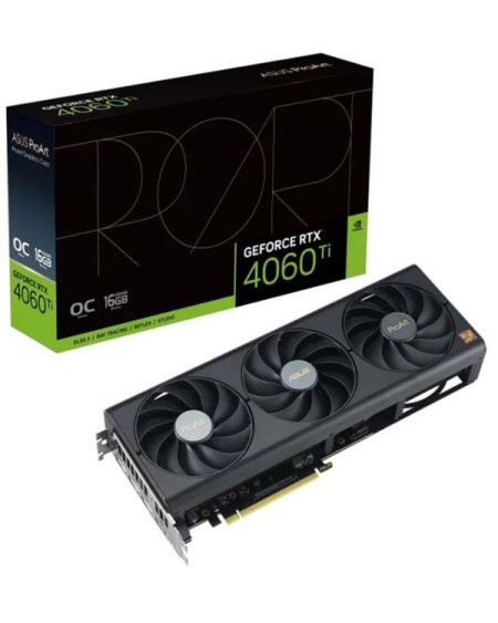 Asus proart-rtx4060ti-o16 nvidia geforce rtx 4060 ti 16gb 128bit -1