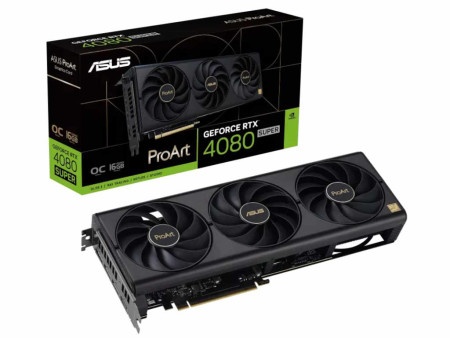 Asus proart-rtx4080s-016g nvd/16gb/gddr6x/256bit/crna grafička karta ( PROART-RTX4080S-O16G )