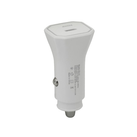 Auto punjac 25w type-c ulaz bez kabla beli ( A719 )