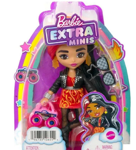 Barbie Extra Minis kosa crveno crna ( 106554 )