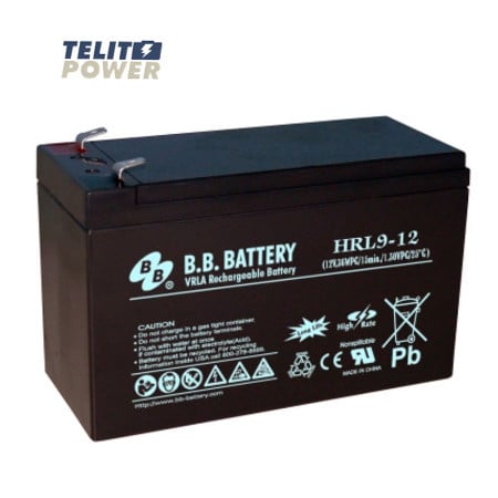 BB Tech 12V 9Ah HRL9-12 battery terminal T2 ( 4303 )