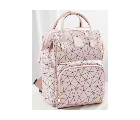BBO torba za mame wt045 fashion mama bag - pink ( WT045PNK ) - Img 1