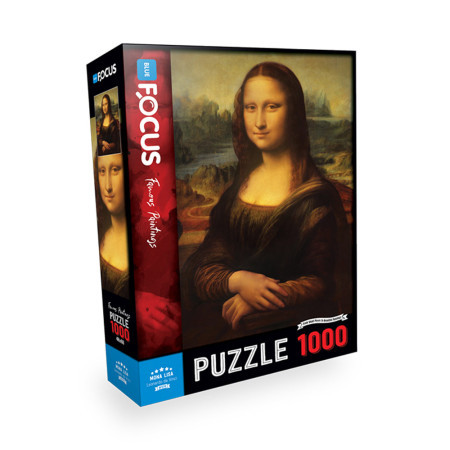 Blue focus puzzle 1000 delova Mona Liza ( 38764 ) - Img 1