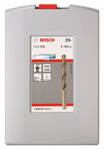 Bosch 19-delni ProBox set burgija za metal HSS-Co, din 338 (cobalt legura) 1-10 mm ( 2608587014 )