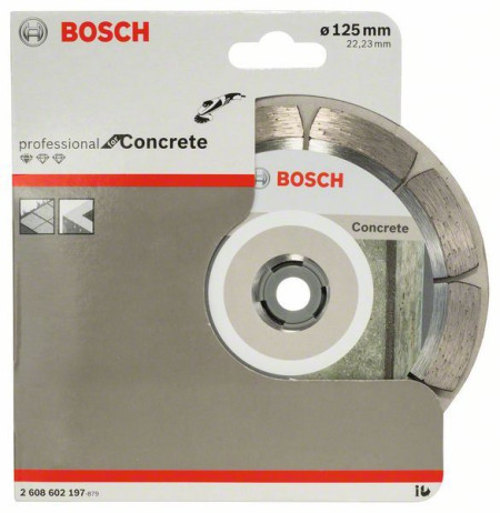 Bosch dijamantska rezna ploča standard for concrete 125 x 22,23 x 1,6 x 10 mm ( 2608602197 ) - Img 1