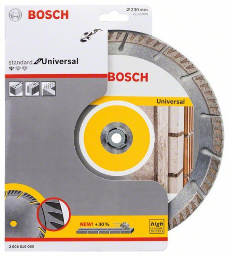 Bosch dijamantska rezna ploča Standard for Universal 230x22,23 230x22.23x2.6x10mm ( 2608615065 )