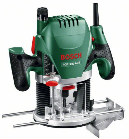 Bosch diy POF 1400 ACE glodalica za drvo + set glodala 6 komada, 1.400W ( 060326C801 )