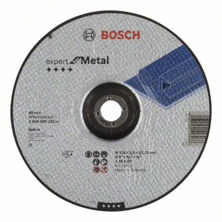 Bosch rezna ploča ispupčena expert for metal A 30 S BF, 230 mm, 2,5 mm ( 2608600225 )