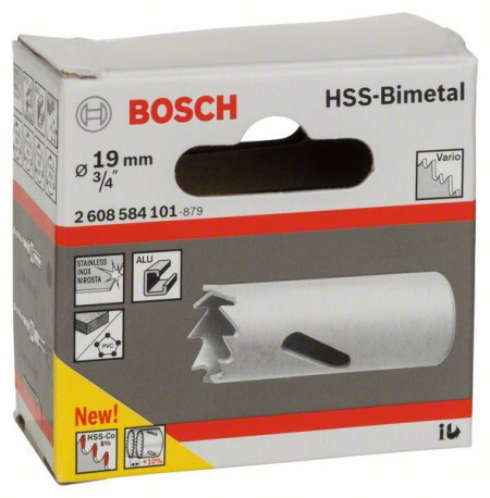 Bosch testera za otvore HSS-bimetal za standardne adaptere 19 mm, 3/4" ( 2608584101 )