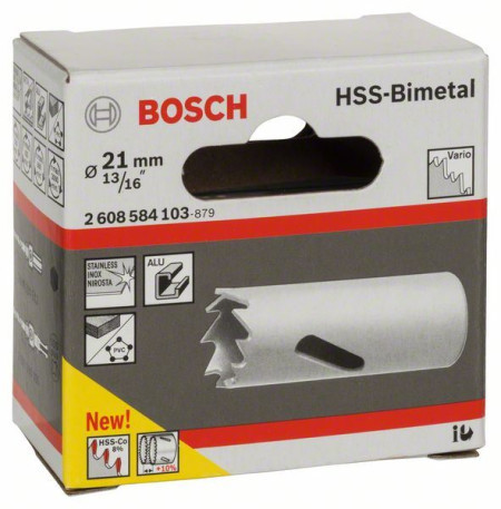 Bosch testera za otvore HSS-bimetal za standardne adaptere 21 mm, 13/16" ( 2608584103 )