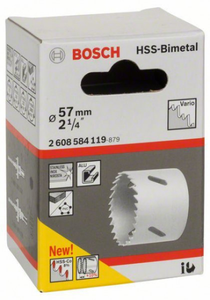 Bosch testera za otvore HSS-bimetal za standardne adaptere 57 mm, 2 1/4" ( 2608584119 )