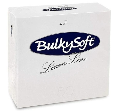 BulkySoft Linen Line Airlaid salveta bela 40x40cm 50/1 1sl (pak) ( 122-C32396E10 )