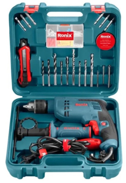 Busilica Ronix RS-0008 BMC udarna, 0-2500RPM, 750W, SET od 33delova