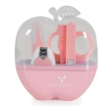 Cangaroo higijenski set za negu apple pink–makazice, turpija, noktarica ( CAN9722 )