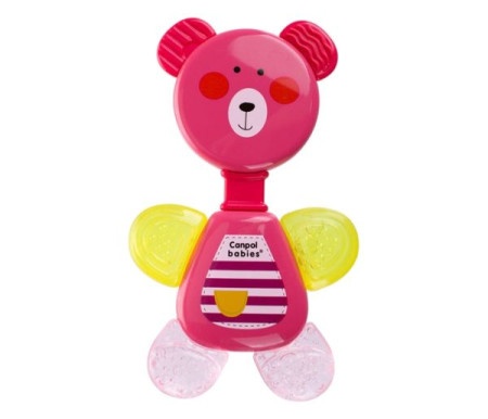 Canpol babies glodalica zvecka - bear 56/139 pink ( 56/139_pin )