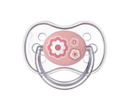 Canpol baby silikonska varalica 0-6m 22/580 1kom newborn baby roze ( 22/580_roze ) - Img 1