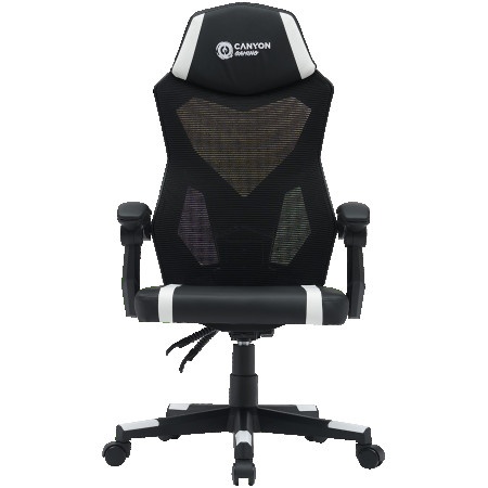 Canyon Flow Mch01 Mesh Black White Gaming Chair ( CNE-MCH01W )