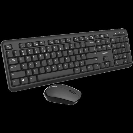 Canyon set-w20 uk/us black cns-hsetw02 Tastatura+miš Wireless