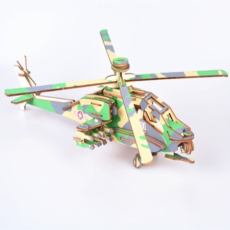 Čarolijashop 3d drvena slagalica Helikopter- Apač ( 189)